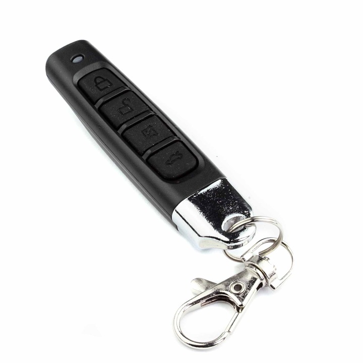 Telecomanda auto, Elektroweb, 4 butoane, 433 MHz, Negru