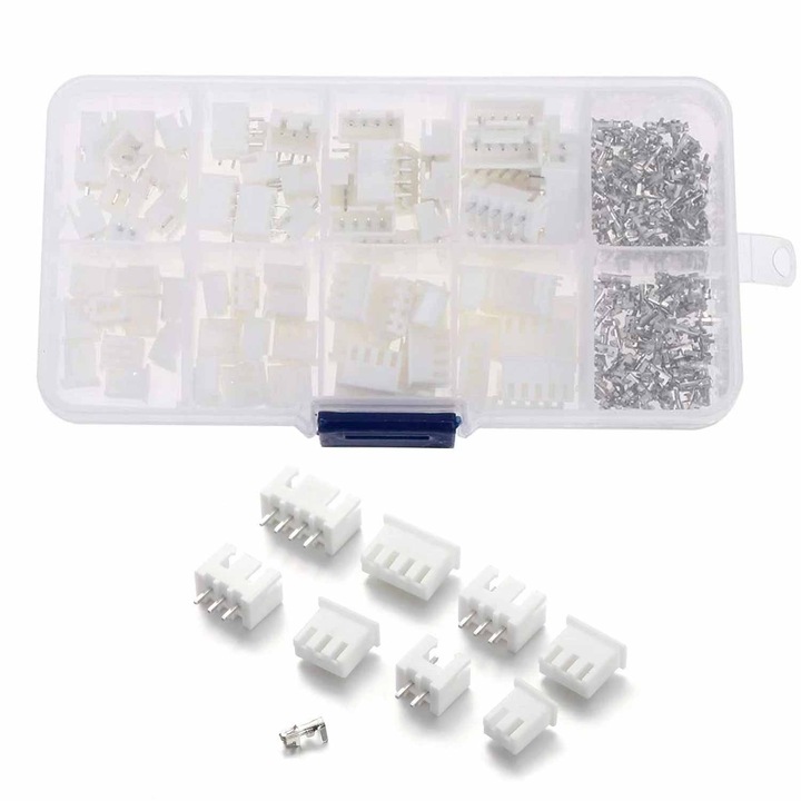 Set 230 conectori, Elektroweb, Plastic, Alb