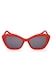 Guess, Ochelari de soare cat-eye, Negru, Portocaliu
