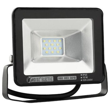 Proiector LED 10W Negru temperatura culoare - Verde 220/240 Proiector LED 10W Negru temperatura culoare - Verde 220/240
