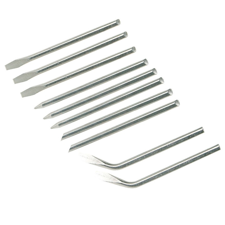Комплект от 10 запоени глави за моливи 15 - 25 W, Silverline