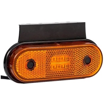 Lampa gabarit 118x46, LED, galbena, cu suport, 12-36V, FT-020-Z+K, Fristom Lampa gabarit 118x46, LED, galbena, cu suport, 12-36V, FT-020-Z+K, Fristom