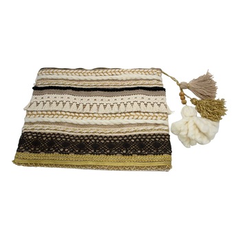 Geanta plic, unicat, lucrata manual, material textil, Ciucuri si benzi 004 Geanta plic, unicat, lucrata manual, material textil, Ciucuri si benzi 004