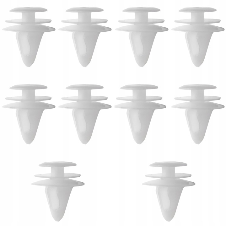 Set 10 garnituri tapiterie usa, Compatibil cu Opel Astra/Vectra/Corsa, Alb