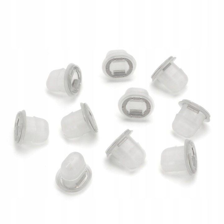 Щуцер, BMW, 51458266814, Щипки за тапицерия, За закрепване на уплътнение в арматурното табло, Държач за декоративни елементи, Комплект от 10 броя