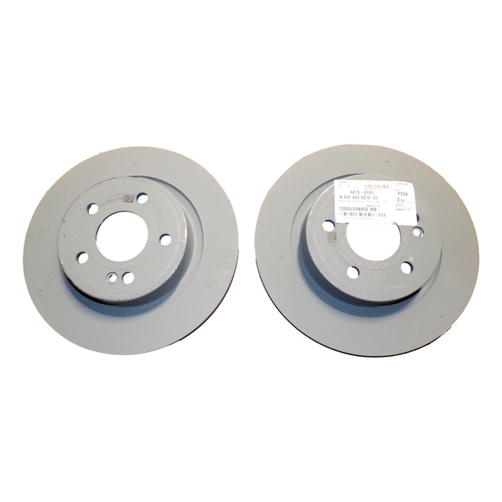 2 db féktárcsa készlet, Mercedes-Benz, Kompatibilis Mercedes A-osztályú/B-osztályú