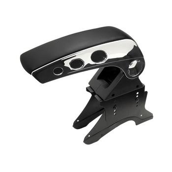 Cotiera Auto Flexzon, rabatabila Crom /Negru , Universala, Cotiera Auto Flexzon, rabatabila Crom /Negru , Universala,