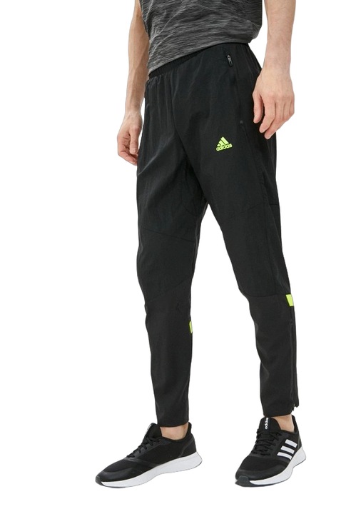 Pantaloni barbati de sport, Adidas, Poliamida, Negru, M
