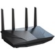 Безжичен рутер ASUS RT-AX5400, Dual-Band, Tri-Core1,5 GHz CPU, 256MB/512MB Flash/RAM, Gigabit, AiProtection Pro, Adaptive QoS, VPN Fusion, IPTV, OFDMA, MU-MIMO, Beamforming, Link Aggregation, Port forwarding, AiMesh