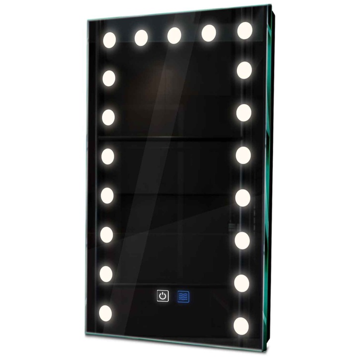 Oгледало Reyze salono 6, Вертикално, неутрален LED 4000K, 60x50 cm
