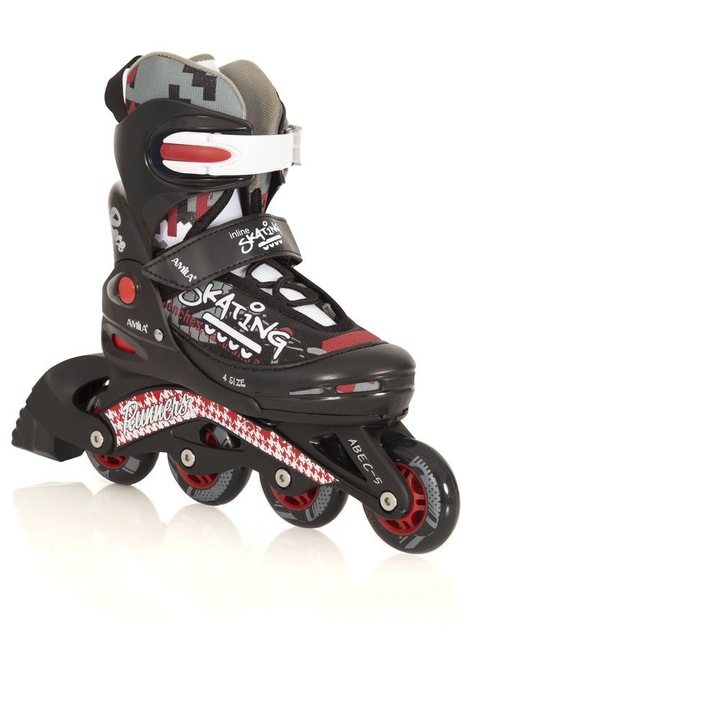 Role copii , Amila, Plastic, Rezistenta 60kg, Design modern, 210mm-234mm, Multicolor