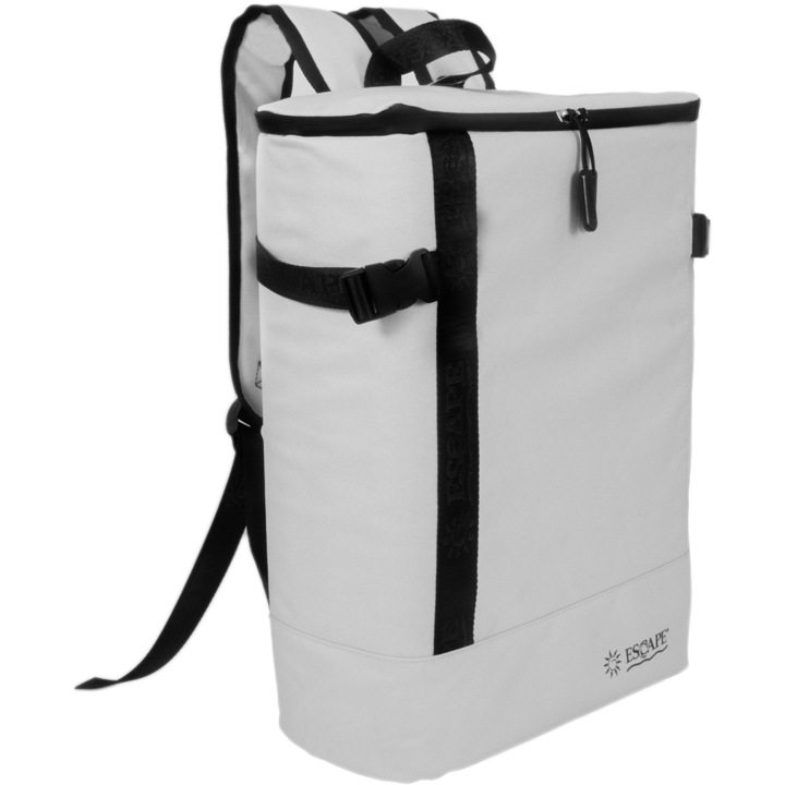 Rucsac izotermic, Escape, Impermeabil, Aluminiu, Gri/Negru, 18L