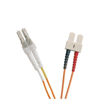 Cablu Patch cord fibra optica OM2-multimode Excel Networking UK LC-SC duplex 50/125 3m Cablu Patch cord fibra optica OM2-multimode Excel Networking UK LC-SC duplex 50/125 3m