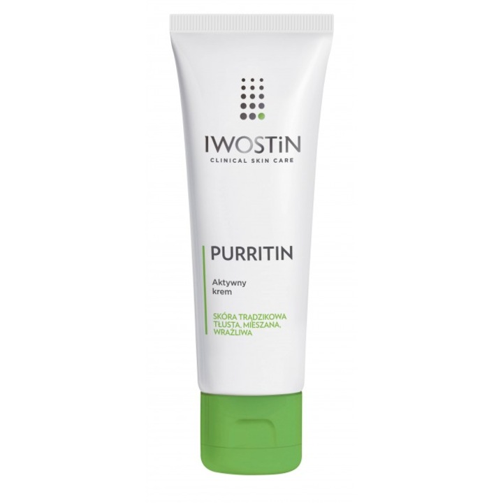 Crema de fata pentru acnee, Iwostin, 40 ml