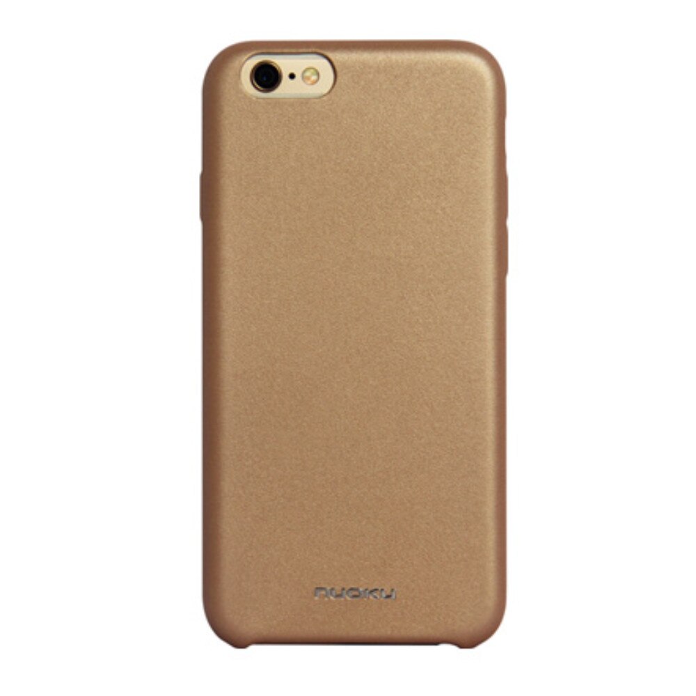 Husa carcasa din piele Nuoku Honor pentru iPhone 6/6S Plus, auriu