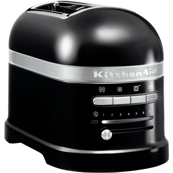 Prajitor de paine 2 sloturi Artisan 1250W, Onyx Black - KitchenAid