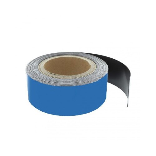 Banda magnetica albastra grosime 0,95 mm, latime 50 mm. lungime 1 metru