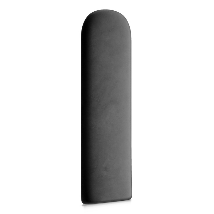 Panou Tapitat Pentru Decorarea Peretilor 3D 60x30cm Grafit