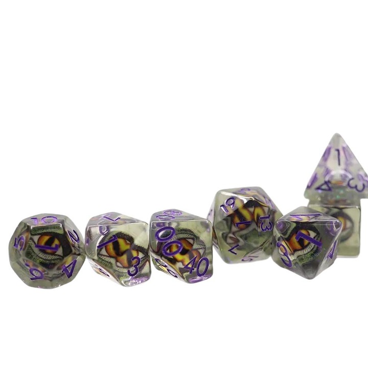 Set 7 zaruri, RPG, Rasina, Multicolor