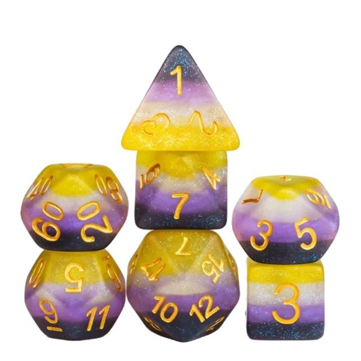 Set 7 zaruri, RPG, Rasina, Multicolor