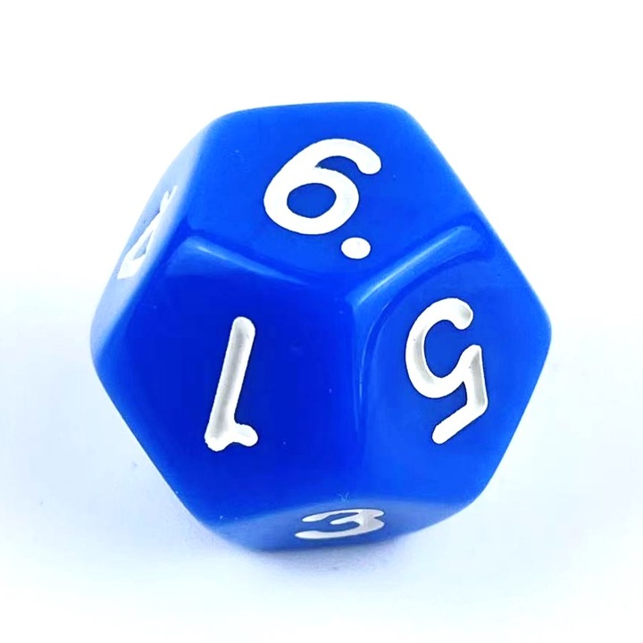 Zar cu 12 fete, Acrilic, Albastru