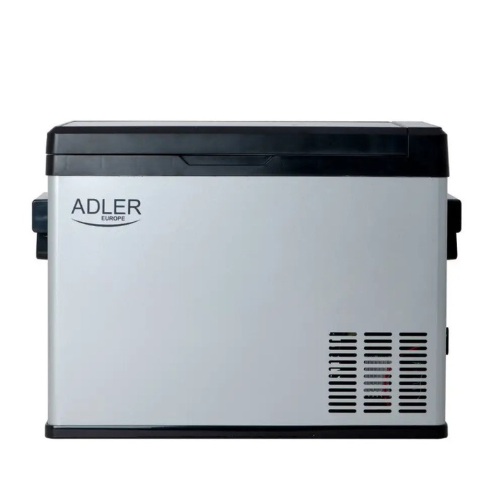 Frigider Auto Cu Compresor, Adler, AD8081, 40 L, 12-24-230 V, Control Digital Al Temperaturii, 45W, Gri