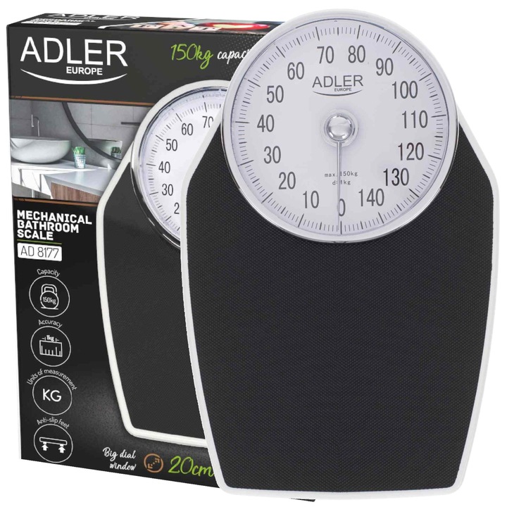 Cantar corporal, Adler, 150 Kg, Negru