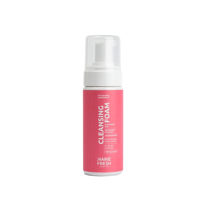 Spuma de curatare pentru ten uscat si normal Marie Fresh Cosmetics, femei, 160ml