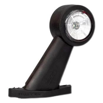 Lampa gabarit cu brat oblic 45°, 130mm, LED, alb-rosie, 12-36V, FT-009-C Fristom Lampa gabarit cu brat oblic 45°, 130mm, LED, alb-rosie, 12-36V, FT-009-C Fristom