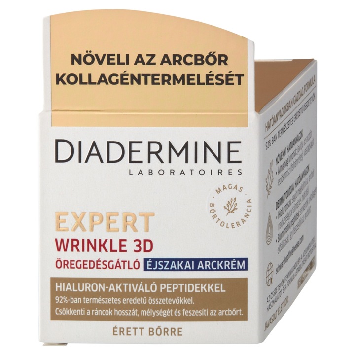 Diadermine 3D Ránctalanító hatású éjszakai arckrém, 50 ml