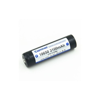 Acumulator LI-ION cu protectie KEEPPOWER 18650 3100 MAH 3.7V Acumulator LI-ION cu protectie KEEPPOWER 18650 3100 MAH 3.7V