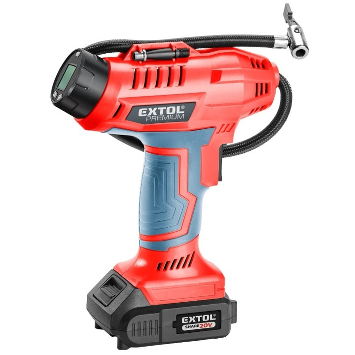 Kompresszor, 8891874 Extol, 2000mAh