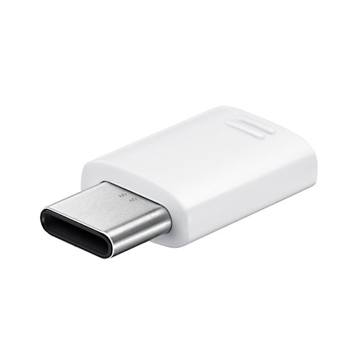 Адаптер microUSB - USB-C Samsung, Бял EE-GN930BWEGWW