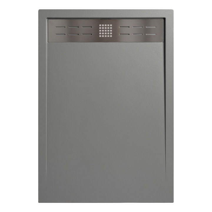 Cadita de dus Imperma, compozit, 80x80, gri, Gloria