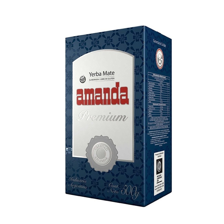 Ceai, Yerba Mate, Amanda Premium Yerba Mate Elaborada, 500g