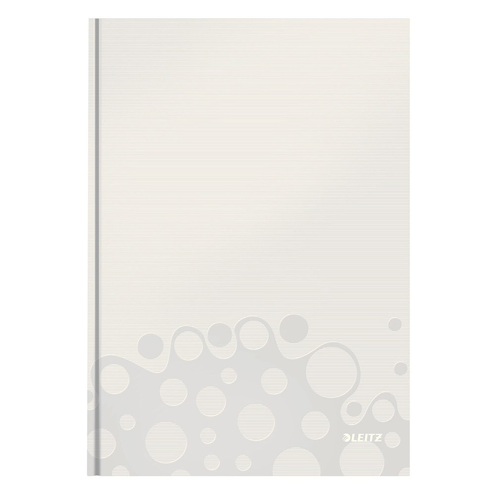 Caiet A4 Leitz Wow, alb, dictando, coperta dura