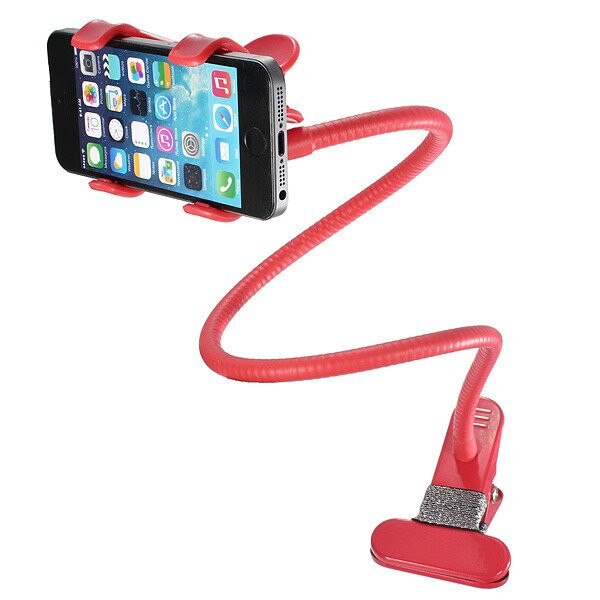 Suport universal pentru telefon Lazy Bracket, rosu