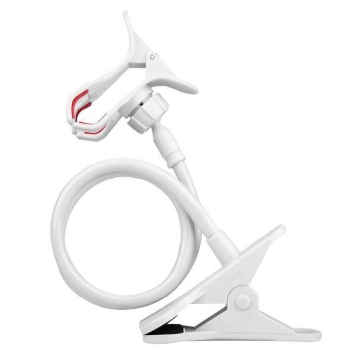 Универсална стойка за телефон Lazy Bracket, бяла