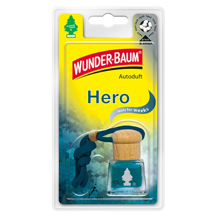 Wunder-Baum autós légfrissítő, flakon, Hero