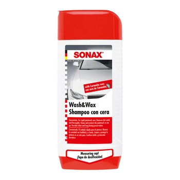Sampon cu ceara Sonax, 500 ml Sampon cu ceara Sonax, 500 ml