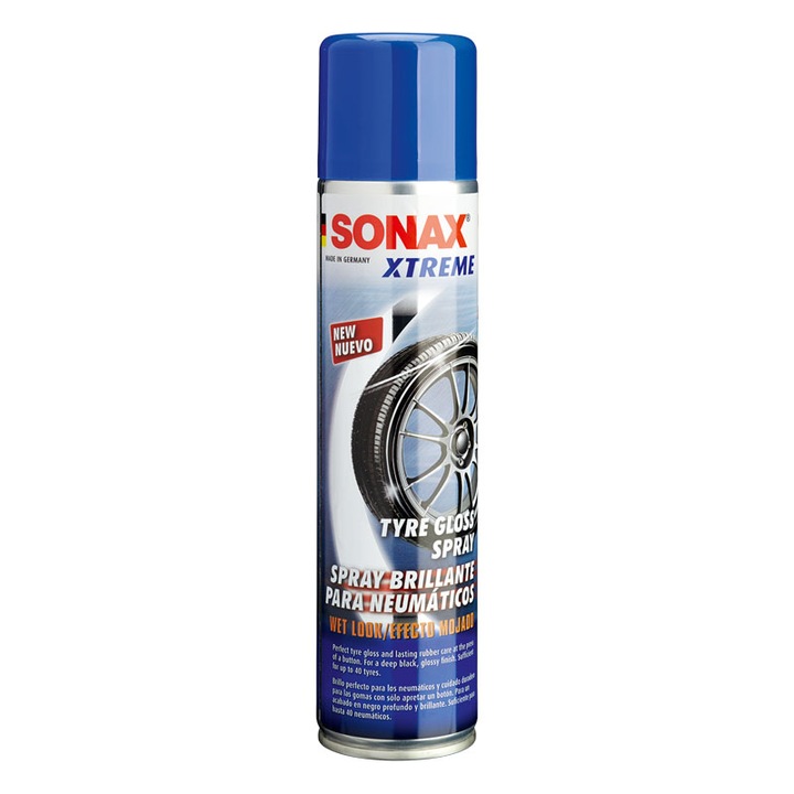 Solutie spray Sonax Xtreme pentru curatarea si intretinerea cauciucurilor, 400 ml