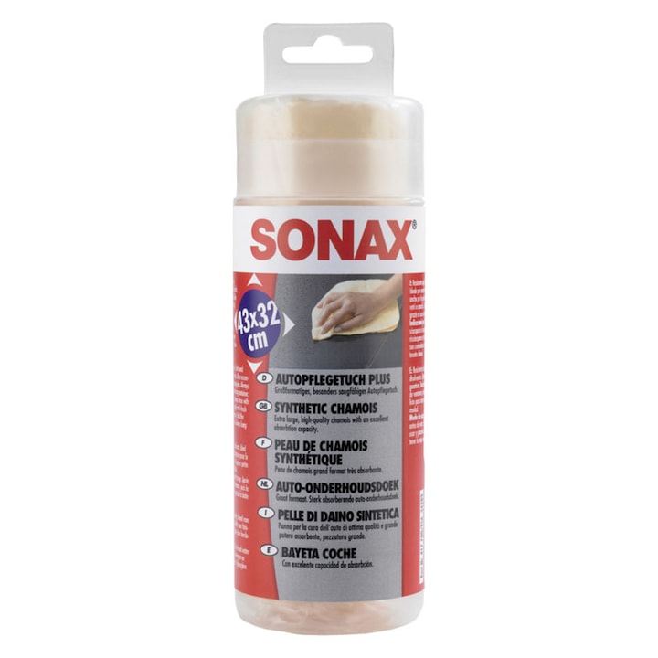 Laveta din piele ecologica Sonax