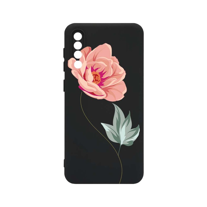 BestCase Premium Liquid Szilikon telefontok, Samsung Galaxy A50 / Galaxy A30s, Rose, SLIM 1.2MM, kamera védelem, puha belső, PB 127