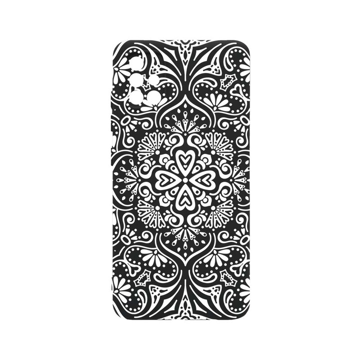 Husa BestCase® Premium Liquid Silicon, Compatibila Cu Samsung Galaxy A71, Mandala, SLIM 1.2MM, Microfibra in interior, Antisoc, Rezistent la socuri, Protectie Camera, PB 75