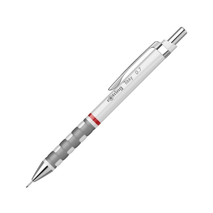 Creion mecanic Rotring Tikky 0.7 mm alb