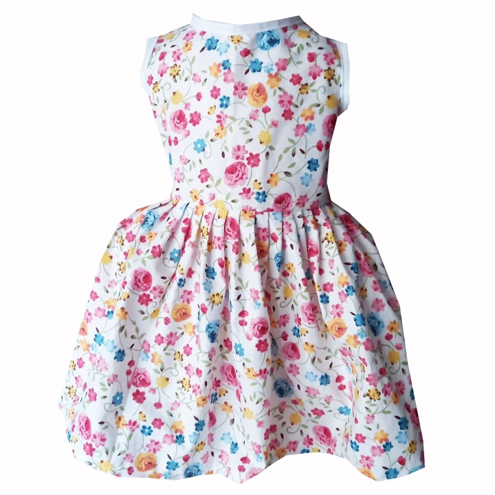 Rochie fete, MCF, Petale de bucurie, multicolora, de vara, bumbac