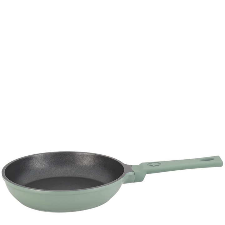 Tigaie, Spring, Aluminiu, 18 x 4 cm, Verde/Negru