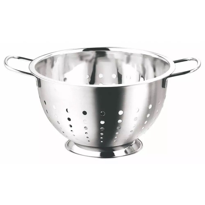 Strecuratoare, Klausberg, inox, cu manere, 23.5 x 13.7 cm, argintiu