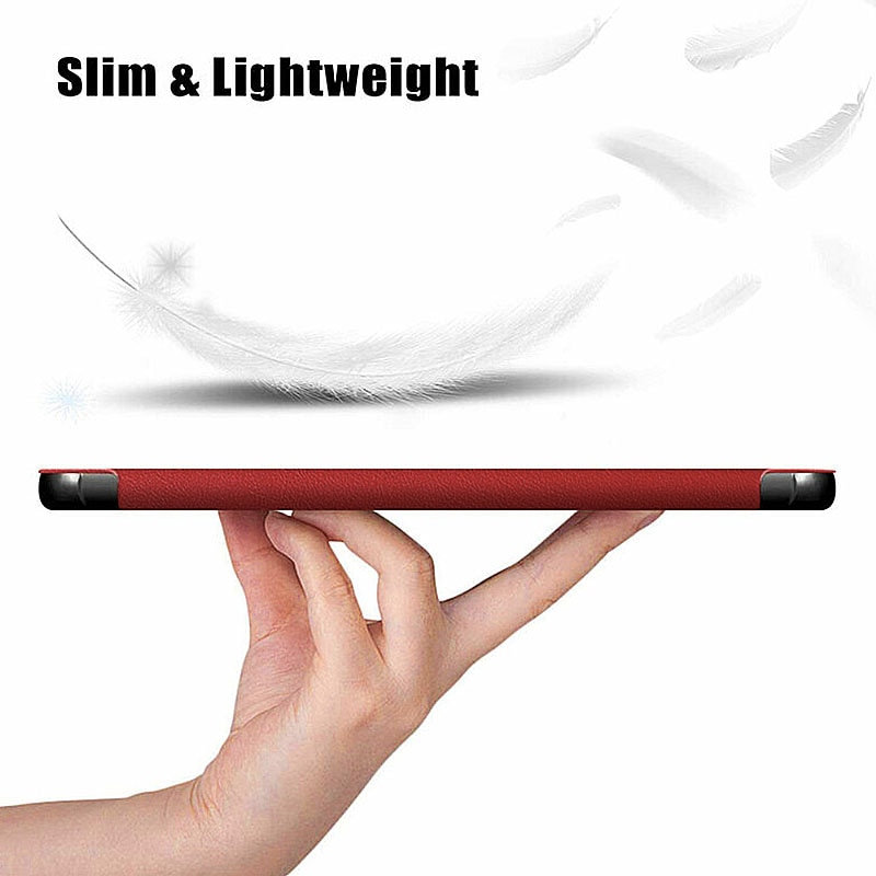 Husa Tableta AZIAO din piele PU pentru Huawei MatePad Pro 11 2022, Protectie Completa 360, Interior Catifea, Functie de Stand, Display Protejat, Smart Cover, Colturi Anti-soc, Rosu