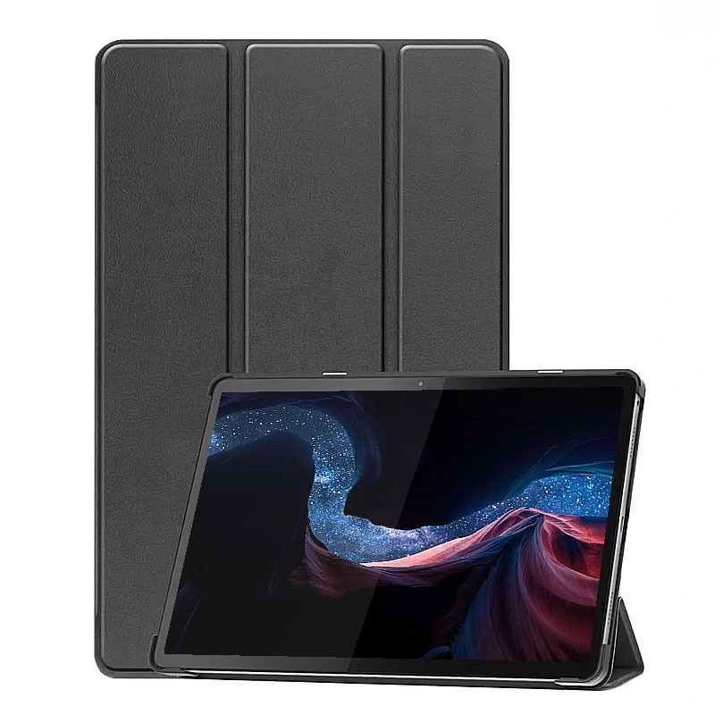 Husa Tableta AZIAO din piele PU pentru Apple iPad Air 4 (2020) / Air 5 (2022), Protectie Completa 360, Interior Catifea, Functie de Stand, Display Protejat, Smart Cover, Colturi Anti-Soc, Negru